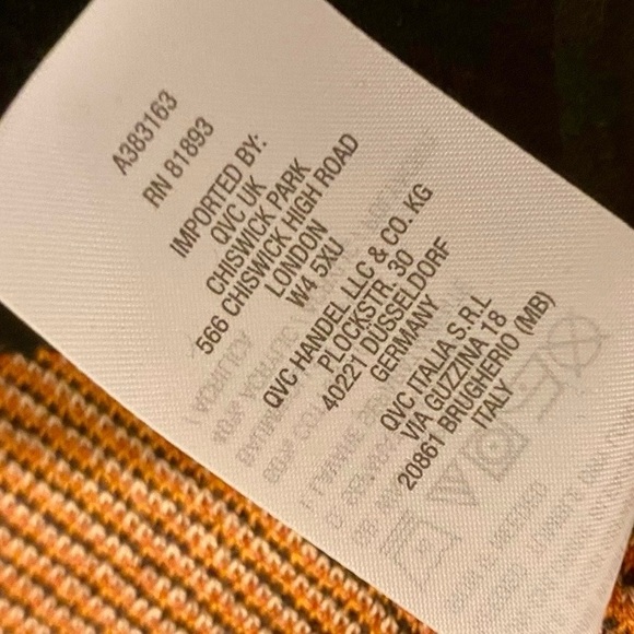 Susan Graver knit Sweater Open Cardigan Vest Paisley Size L - Picture 9 of 9